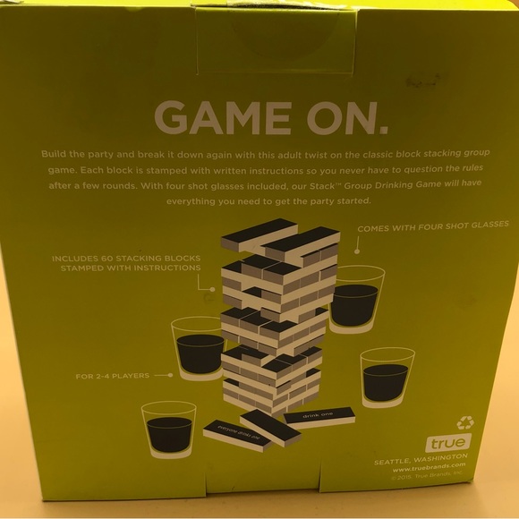True Stack Group Drinking Game. NWT. - Picture 2 of 5